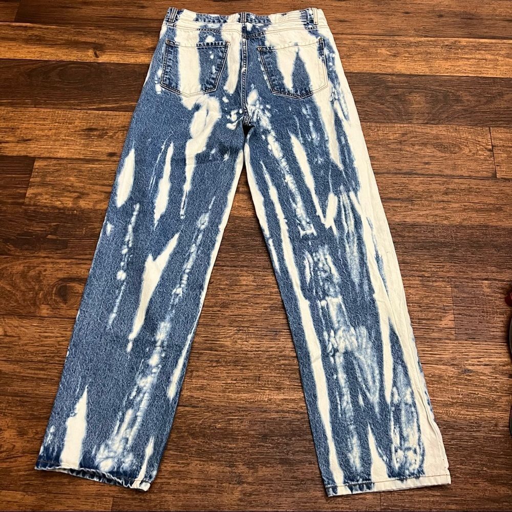 Revice ex boyfriend in bright lights bleach tie dye jeans
